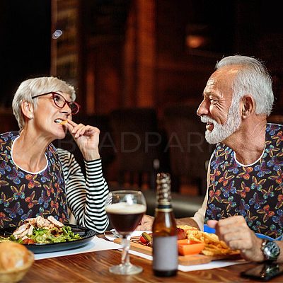 Polyester Adult Bibs for Eating AJEW-WH0020-62E-1