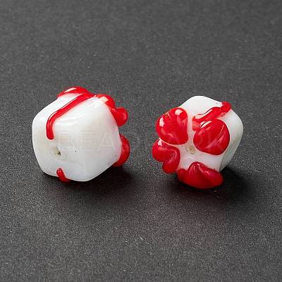 Handmade Lampwork Beads LAMP-I025-04C-1