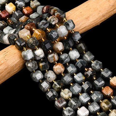 Natural Eagle Eye Stone Beads Strands G-K389-A02-01-1