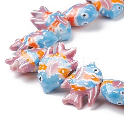 Handmade Porcelain Beads PORC-G002-54G-1