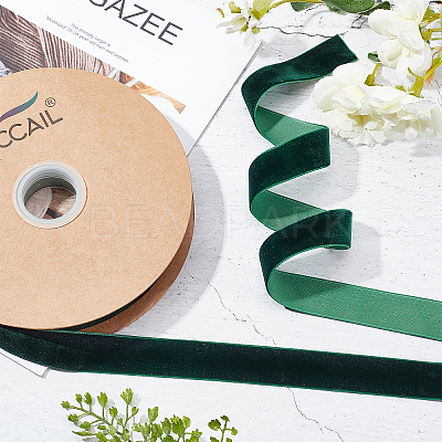 Velvet Ribbon SRIB-WH0006-18Q-1