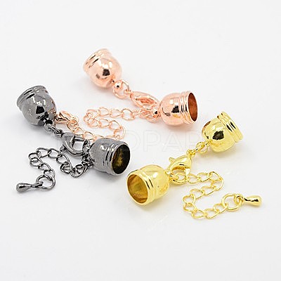 Brass Chain Extender KK-K001-8mm-M-1