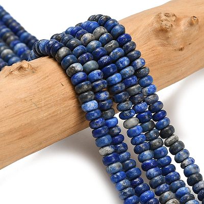 Natural Lapis Lazuli Beads Strands G-L635-A33-4x2mm-02-1