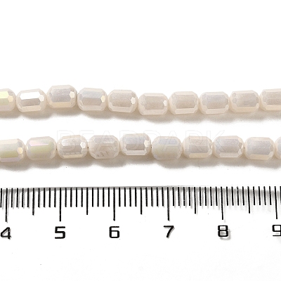 Electroplate Glass Beads Strands EGLA-D031-01J-1