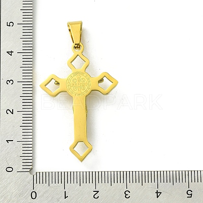PVD Vacuum Plating 304 Stainless Steel Pendants STAS-D087-02G-01-1