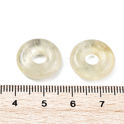 Natural Lemon Quartz Pendants G-C066-02M-1