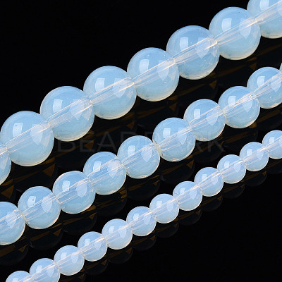 Transparent Glass Beads Strands GLAA-T032-T6mm-14-1