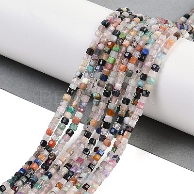 Natural Mixed Gemstone Beads Strands X-G-K312-01A-01-1