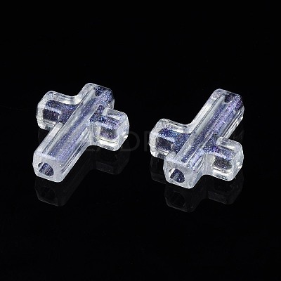 Transparent Acrylic Beads X-OACR-N008-100-1