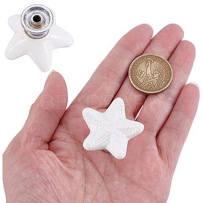 4 Bags 4 Styles Porcelain Drawer Knobs FIND-WR0012-93A-1