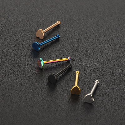304 Stainless Steel Heart Nose Bone Rings WG0DFB7-03-1
