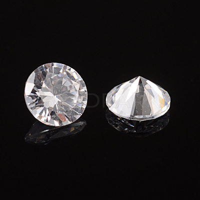 Cubic Zirconia Cabochons ZIRC-M002-4mm-007-1