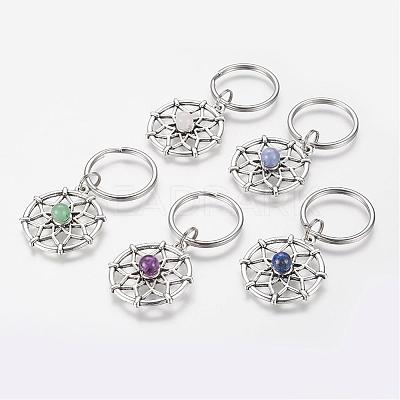 Alloy Gemstone Keychain KEYC-JKC00143-1