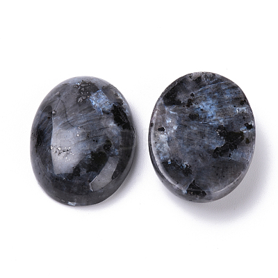 Natural Larvikite Cabochons G-T062-19-1