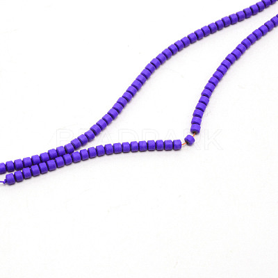 Non-magnetic Synthetic Hematite Beads Strands G-WH0018-01C-1