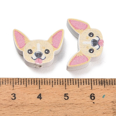 Printed Wood Beads WOOD-D289-01D-1