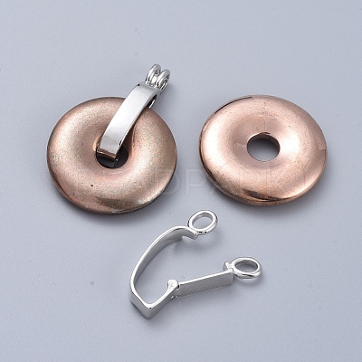 Brass Donut Bails X-KK356-NF-1