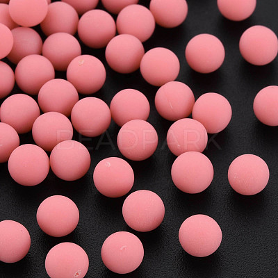 Opaque Acrylic Beads PAB702Y-B01-05-1