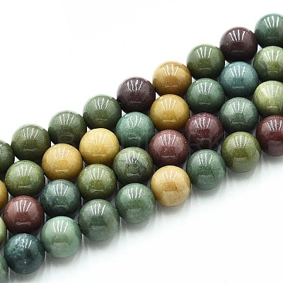 Natural Quartz Beads Strands G-N355-8mm-28-1