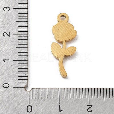 304 Stainless Steel Rhinestone Pendants LS-STAS-D300-01G-01-1
