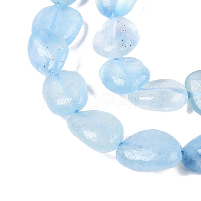 Natural Aquamarine Beads Strands X-G-R445-8x10-36-1