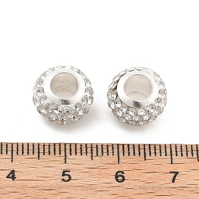 Rondelle Polymer Clay European Beads FIND-U001-01J-1