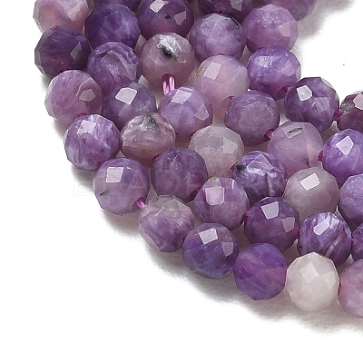 Natural Charoite Beads Strands GG-CBA5A1A-A03-03-1