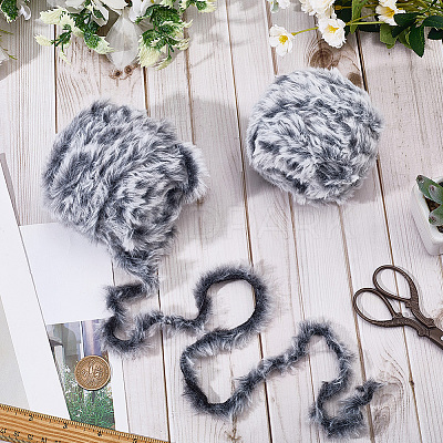 Super Bulky Imitation Fur Polyester Yarn OCOR-WH20005-34I-1
