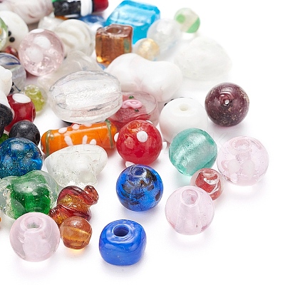 Handmade Lampwork Beads LAMP-YW0001-02-1