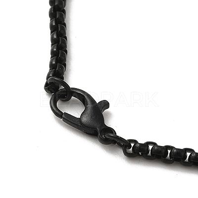 Bat Pendant Necklaces NJEW-C044-01EB-1