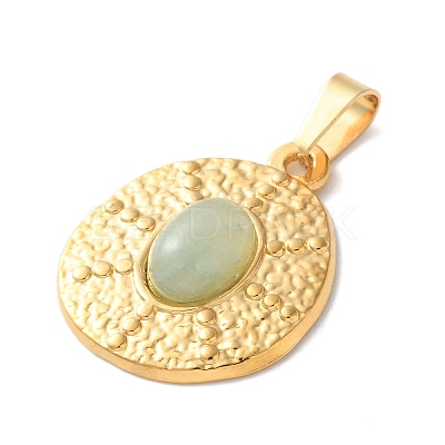 Natural Green Aventurine Pendants STAS-C120-11G-08-1