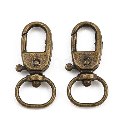 Zinc Alloy Swivel Clasps AL-CBAC079-16AB-1