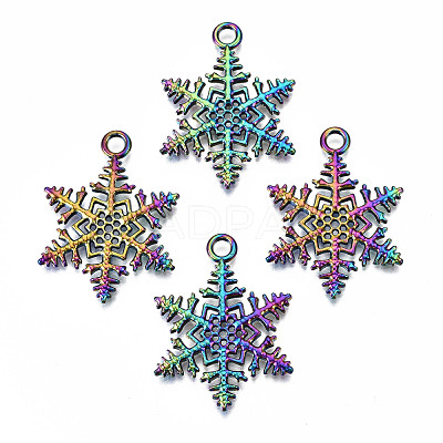 Rainbow Color Alloy Pendants PALLOY-S180-068-RS-1