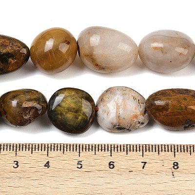 Natural Pietersite Beads Strands G-A286-A01-04-1