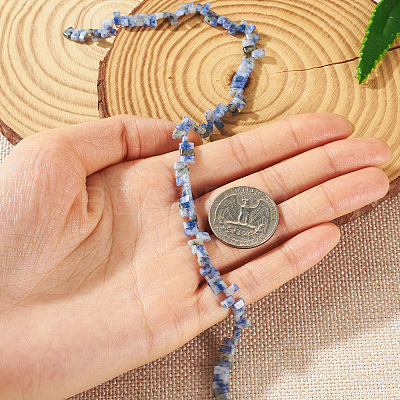 Natural Blue Spot Jasper Multi Strand Links G-TAC0005-04A-1