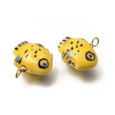 Handmade Porcelain Pendants PR-CBA0027-10G-04-1