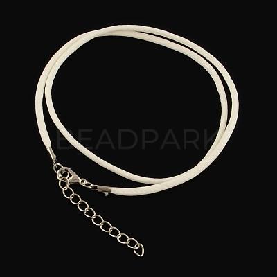 Waxed Cotton Cord Necklace Making MAK-S032-1.5mm-122-1
