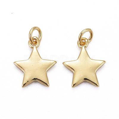 Brass Pendants X-KK-Z008-16G-1