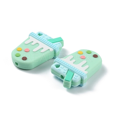 Food Grade Eco-Friendly Silicone Beads SIL-WH0010-06A-1
