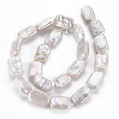 Natural Keshi Pearl Beads Strands PEAR-S020-D05-1