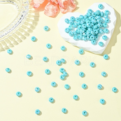 Opaque Acrylic Beads MACR-YW0003-55D-1