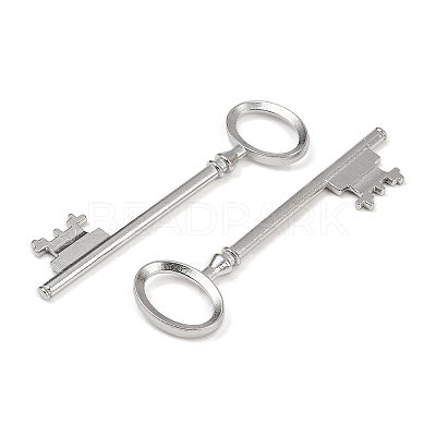 Tibetan Style Alloy Skeleton Key Large Pendants LS-TIBEP-S105-P-RS-1