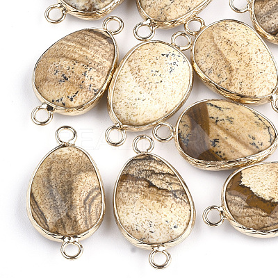 Natural Picture Jasper Links connectors X-G-S344-02I-1