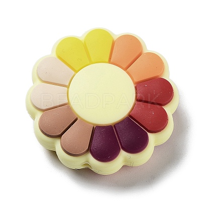 Flower Silicone Beads SIL-R014-01C-1
