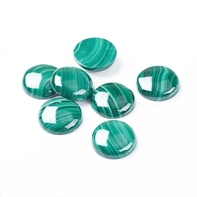 Natural Malachite Cabochons G-E557-06G-1