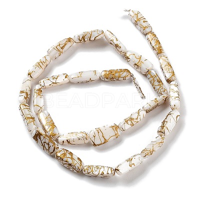 Natural Freshwater Shell Dyed Beads Strands SHEL-D082-18B-1