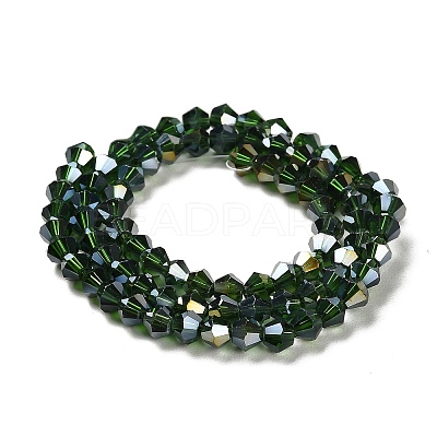 Transparent Electroplate Glass Beads Strands LS-EGLA-A039-T4mm-B25-1