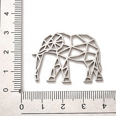 Non-Tarnish 304 Stainless Steel Filigree Joiners Links STAS-B054-10P-1