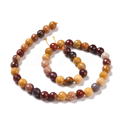 Natural Mookaite Beads Strands G-E571-18B-1