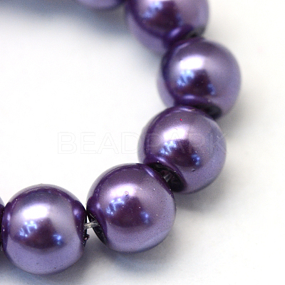 Baking Paint Glass Pearl Bead Strands HY-Q003-3mm-59-1